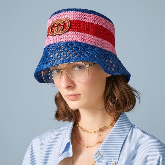 NWT GUCCI RAFFIA-EFFECT VISCOSE BUCKET HAT
$ 750 - Picture 3 of 17